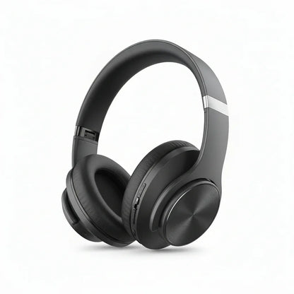 DOQAUS Black Over-Ear Wireless Bluetooth Headphones with 90‑Hour Playtime - Gomix Brands Outlet