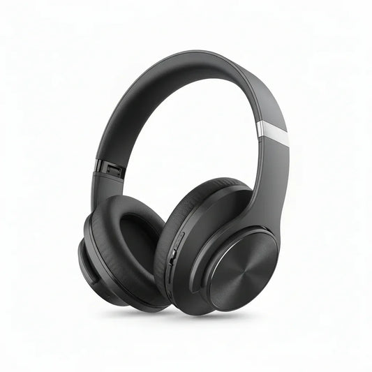 DOQAUS Black Over-Ear Wireless Bluetooth Headphones with 90‑Hour Playtime - Gomix Brands Outlet