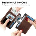 Slim Minimalist RFID Blocking Leather Card Wallet Multiple Color Options