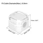 10 PCS Magnetic Cable Clips White Self-Adhesive Organizer for Home Office - Gomix Brands Outlet