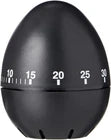 ChefAid 60-Minute Adjustable Mechanical Shaped Kitchen Timer Black