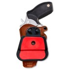 Premium Brown Leather Paddle Holster for Taurus Judge Revolver