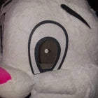 Creepy Easter Bunny Plush Head Mask Costume Soft White Mascot