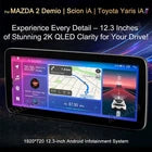12.3" Wireless CarPlay Android 14 Stereo for Mazda 2 & Yaris