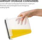 16 Airtight Food Storage Containers for Kitchen, BPA-Free Plastic
