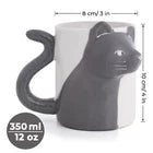 Kissing Cat Couple Coffee Mug Set – Cute Cat Lover Gift