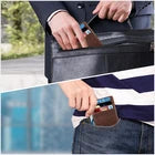 Slim Minimalist RFID Blocking Leather Card Wallet Multiple Color Options