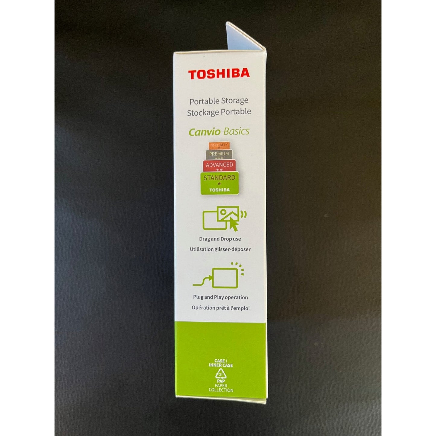 Toshiba Canvio Basics 4TB Portable External HDD – USB 3.0, Black