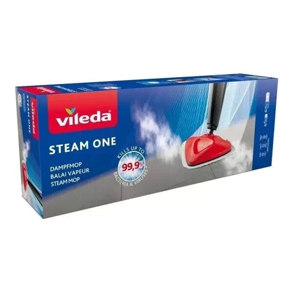 Vileda STEAM ONE Steam Cleaner Mop: Kills 99.9% Bacteria & Viruses