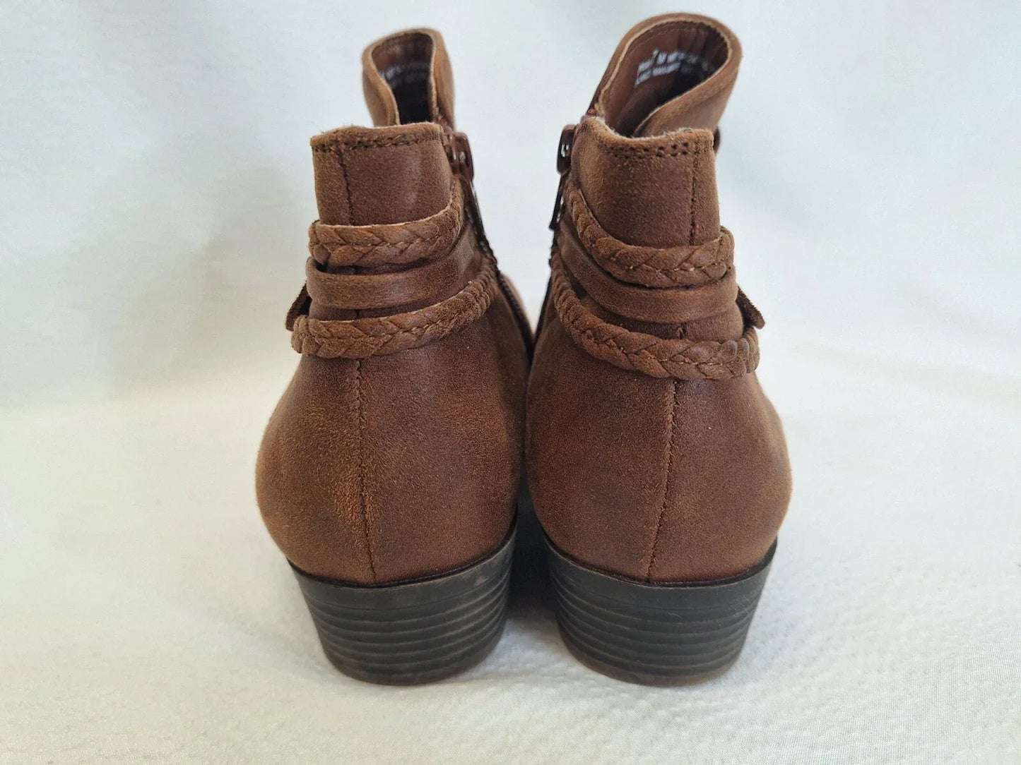 YUU Norah Faux Leather Block Heel Bootie - Gomix Brands Outlet
