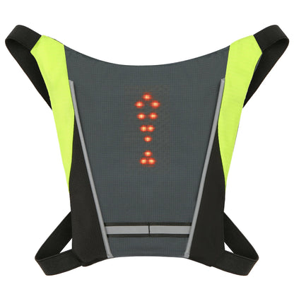 USB Rechargeable Bike Turn Signal Reflective Attachment F4I6