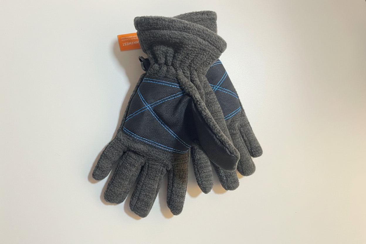 All in Motion Weightlifting Gloves 4-7 Gray-Black Palm Patches