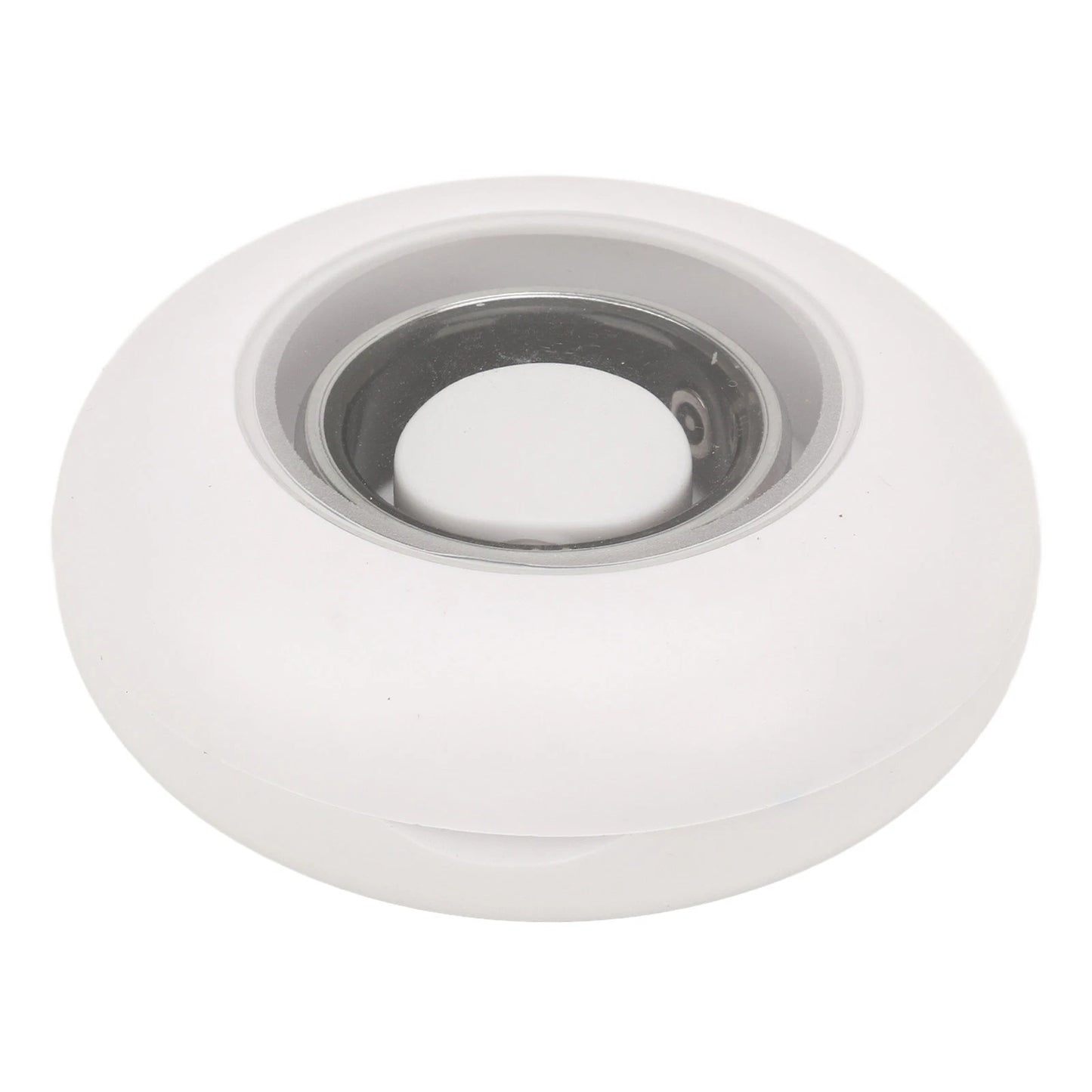 Silver Smart Ring Remote Control Health Tracker for Fitness
