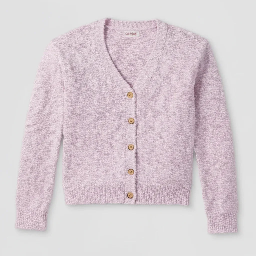 Cat & Jack Girls Cream Knit Cardigan - Gomix Brands Outlet
