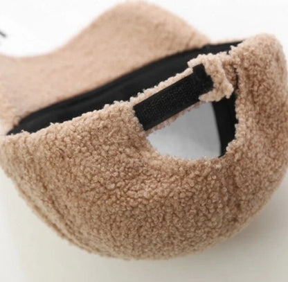 Winter Plush Adjustable Lamb Wool Baseball Cap for Women