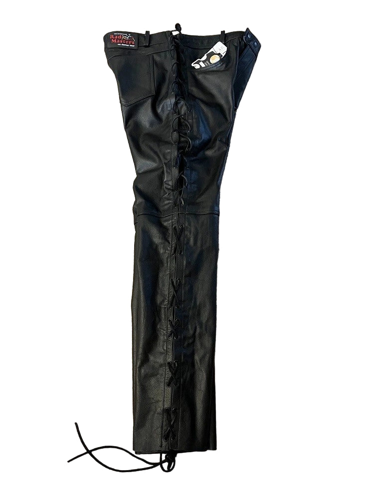 RAD MASTERS Motorcycle Leather Pants | Size 2XL