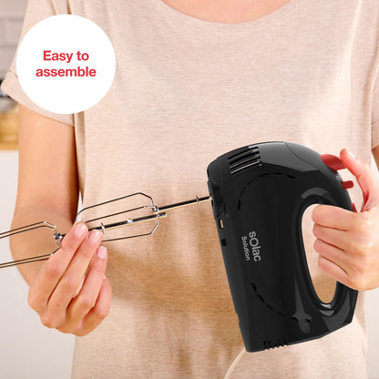 Solac Hand Mixer 300W 5 Speeds Plastic Black S91300400