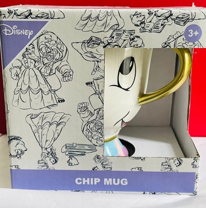 Primark Disney Beauty and the Beast Ceramic Chip Mug White