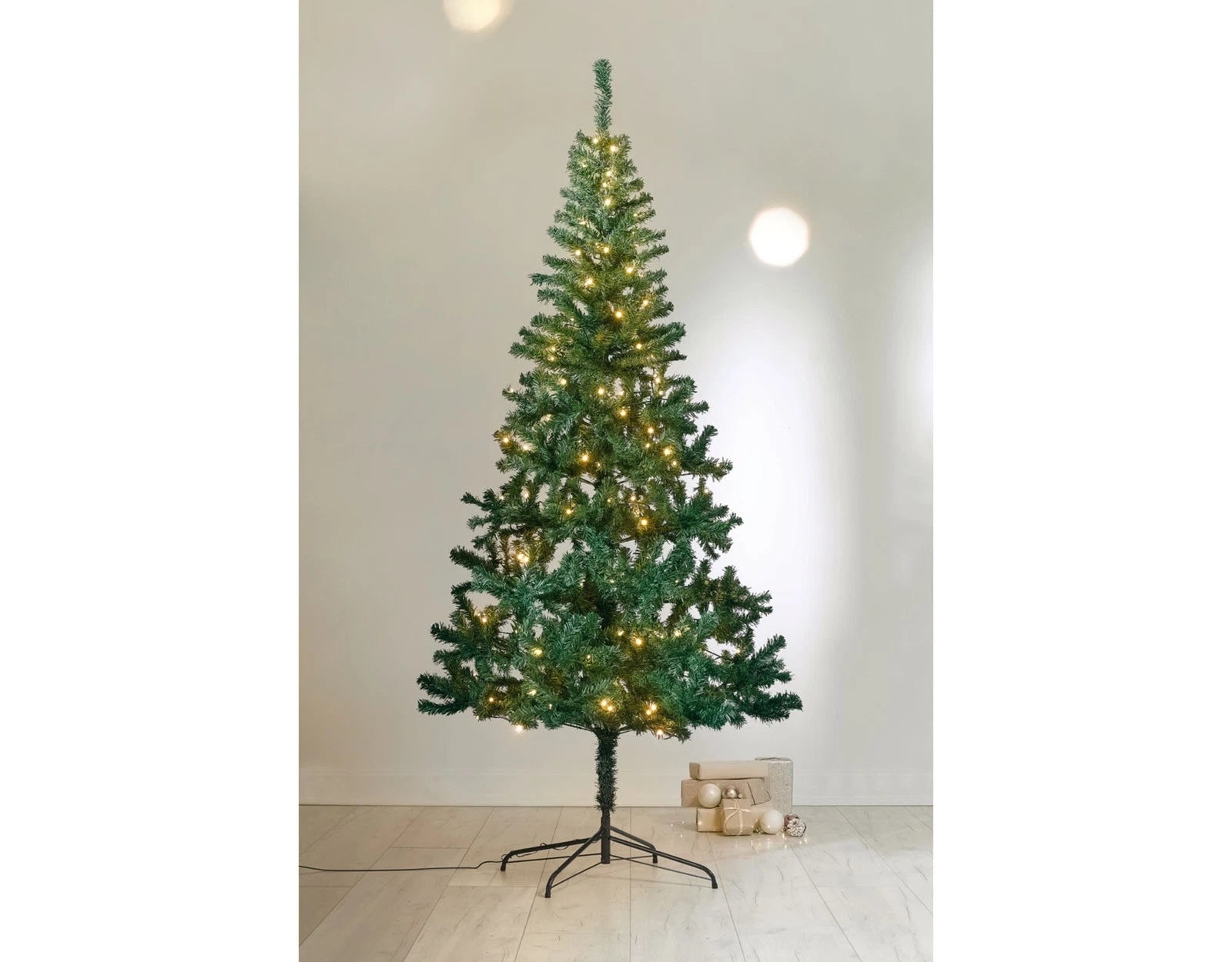 Livarno Home 210cm LED Artificial Green Christmas Tree