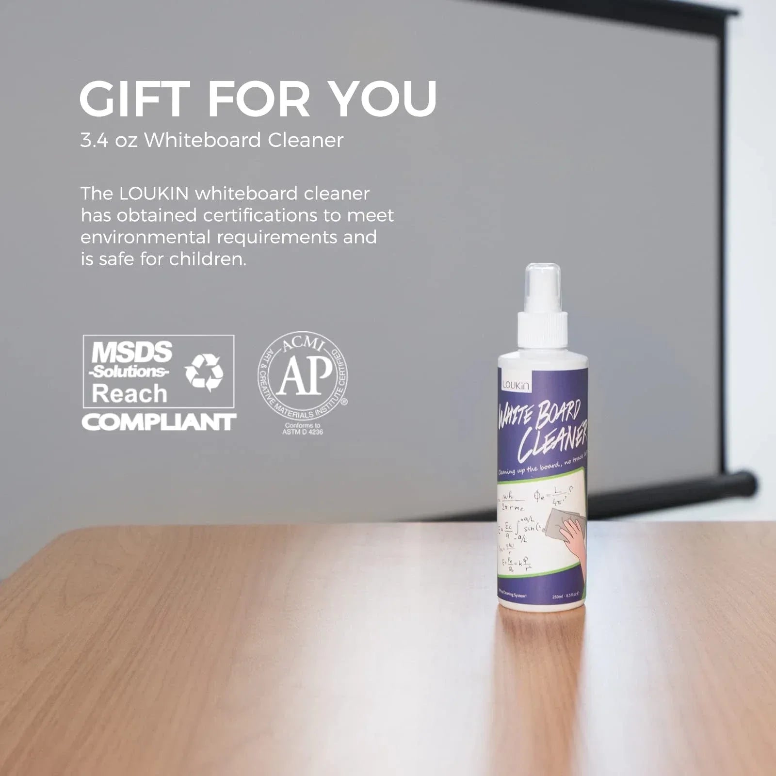 Loukin Replaceable Dry Erase Eraser – 3-Pad Magnetic Whiteboard Eraser – White - Gomix Brands Outlet