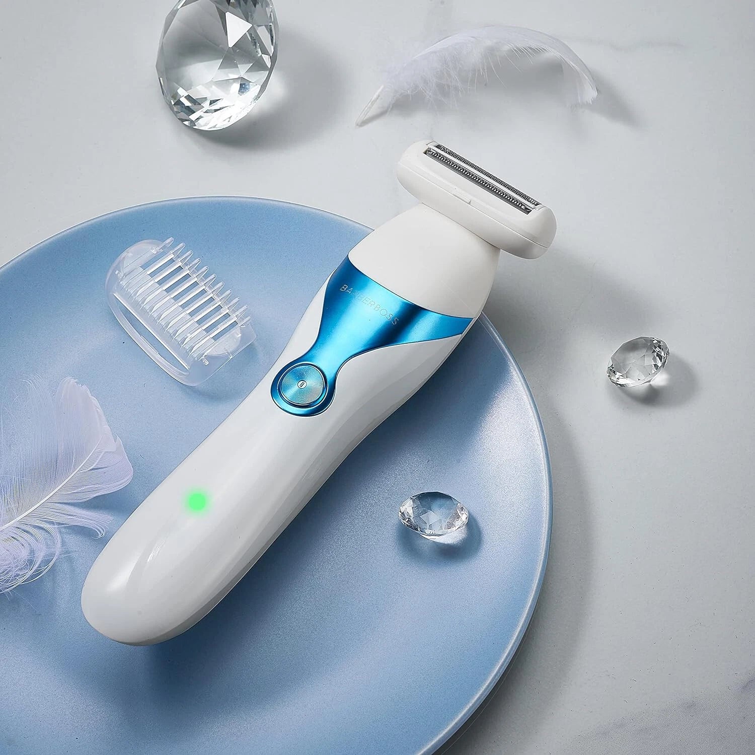 BarberBoss Cordless Women's Electric Shaver for Smooth Body Care