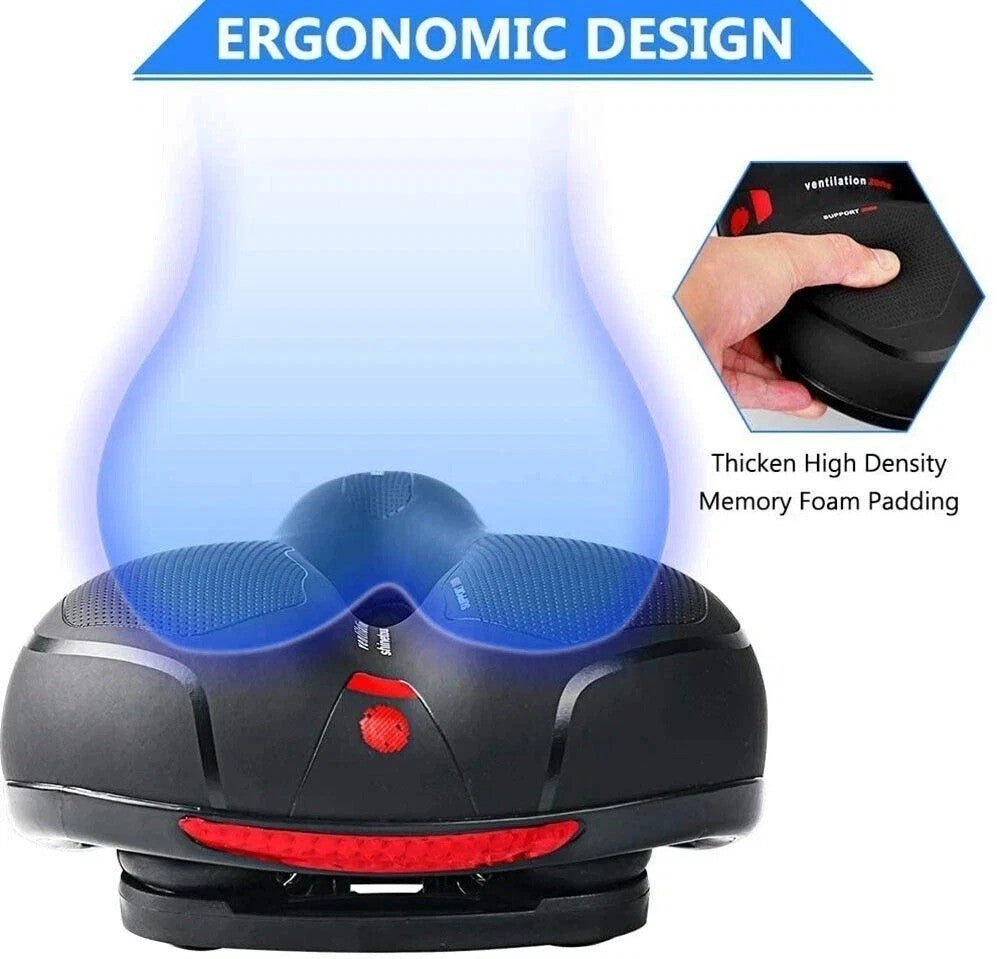 Extra Wide Big Bum Bike Gel Cushion Saddle Seat Pad