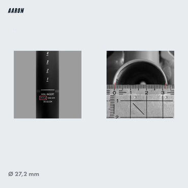 AARON 272mm Spring Aluminum Bicycle Seatpost – Lightweight Mountain Bike Upgrade