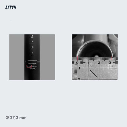 AARON 272mm Spring Aluminum Bicycle Seatpost – Lightweight Mountain Bike Upgrade