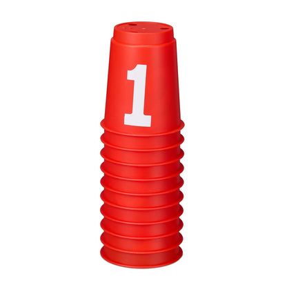 Relaxdays Red Can Throw Ball Game Set for Kids