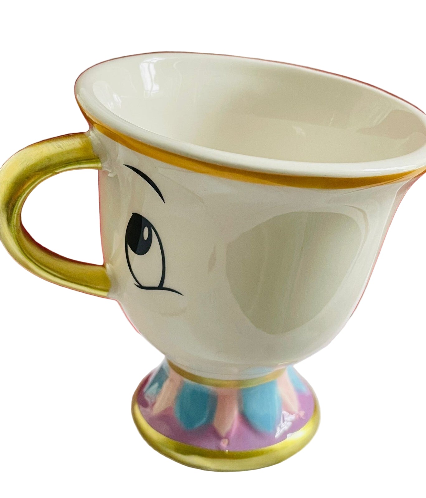 Primark Disney Beauty and the Beast Ceramic Chip Mug White
