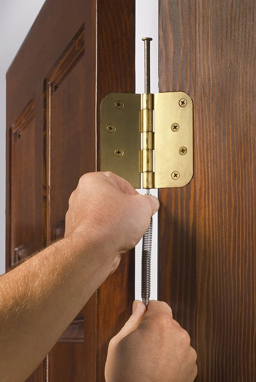 Hammerless Spring Punch Forged Steel Pin Punch Tool