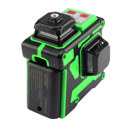 360° 3D Self-Leveling Laser Level with 12 Cross Lines
