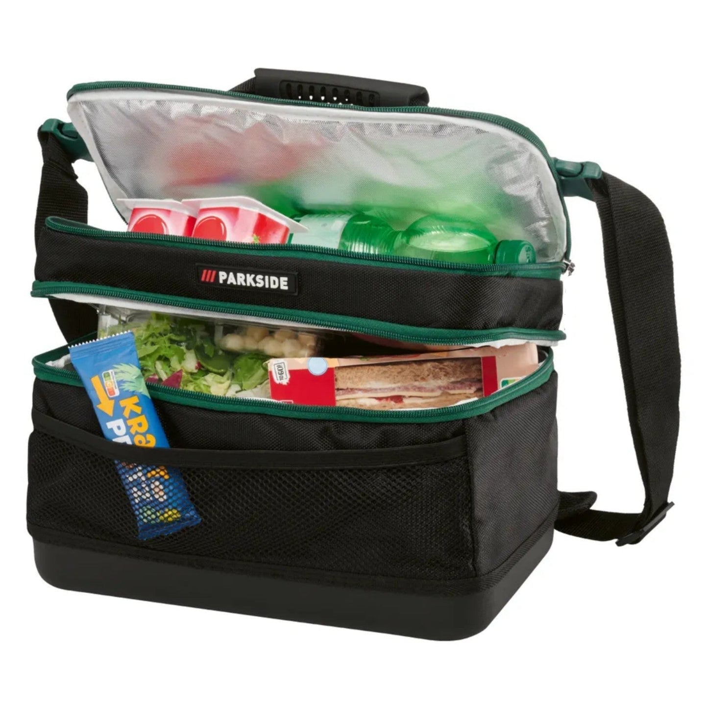 Parkside 12L Insulated Lunch Bag Green L20 x W33 x H23cm