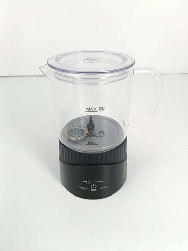 Omisoon NPD01 500W Black Milk Frother with 400ml Heated Jug