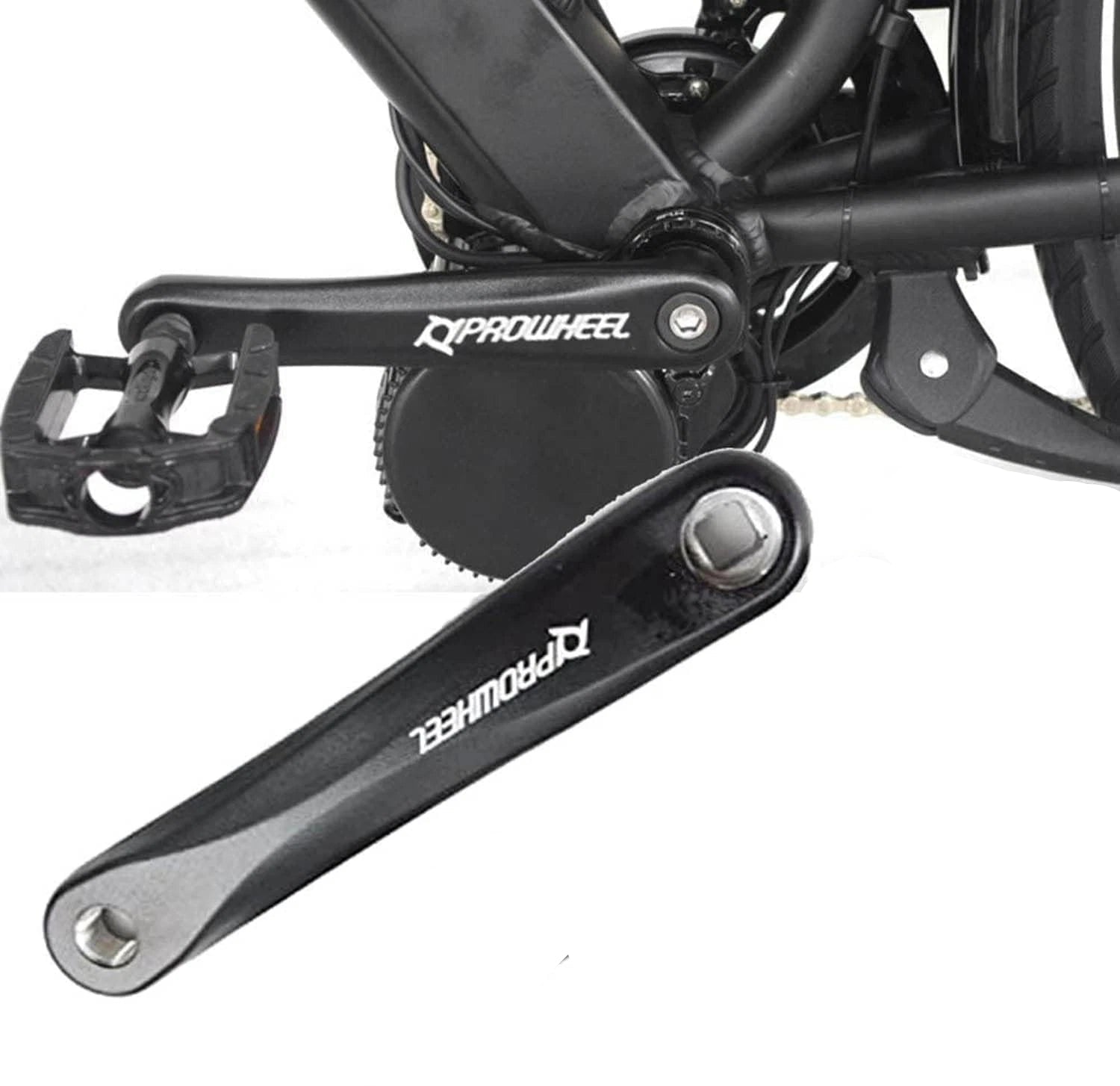 PROWHEEL Square Hole Ebike Crank Arm Set 140-170mm