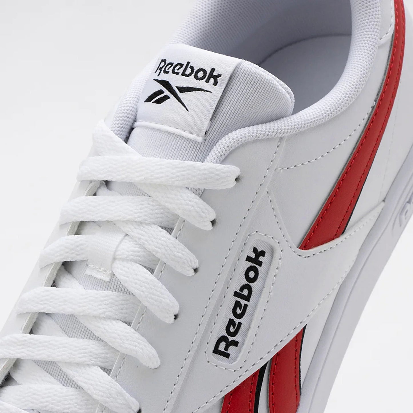 Reebok Court Retro Men's White/Red Athletic Shoes