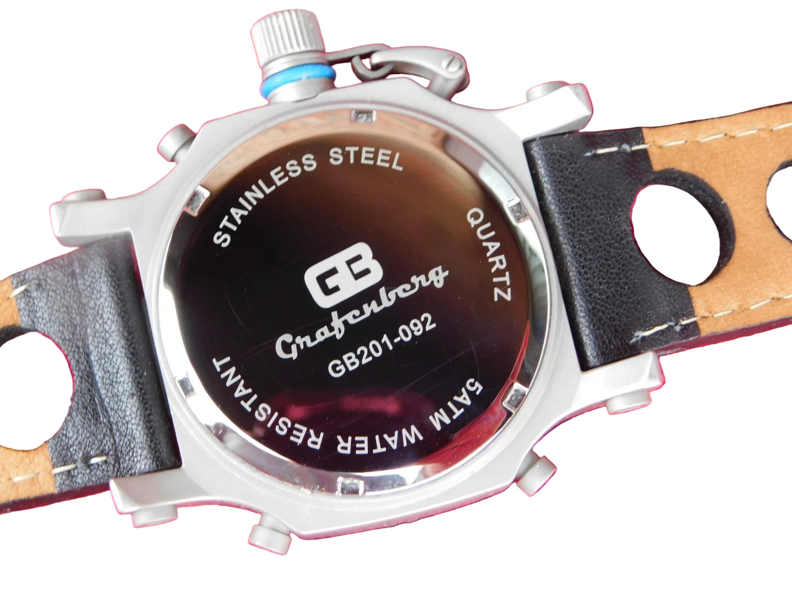 Grafenberg Men's Quartz Dress Watch GB201-092 Stainless Steel