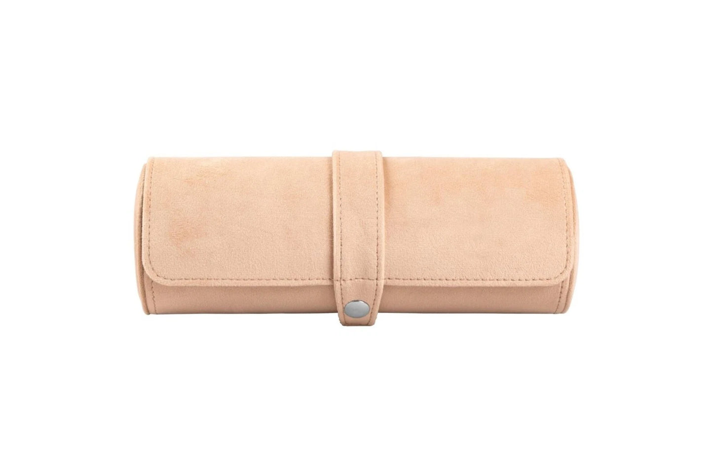 Auriol Beige Polyester Watch Roll with Removable Cushions, Holds Four