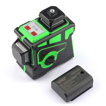 360° 3D Self-Leveling Laser Level with 12 Cross Lines