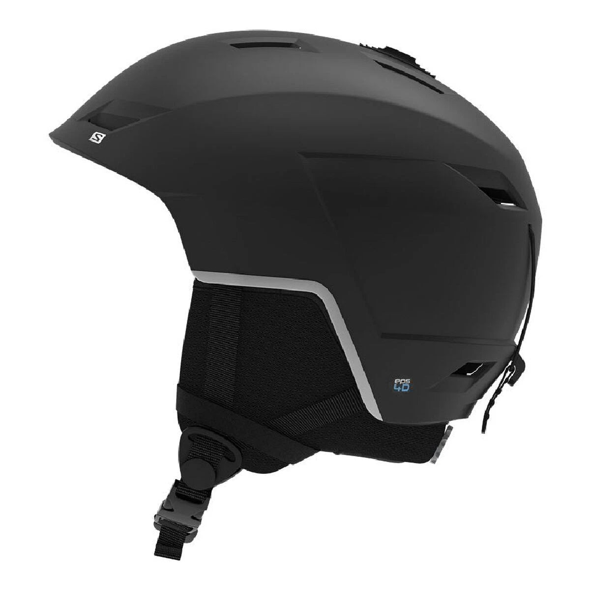 Salomon Pioneer LT Ski Helmet: Black Unisex Adult Medium for Snow Adventures