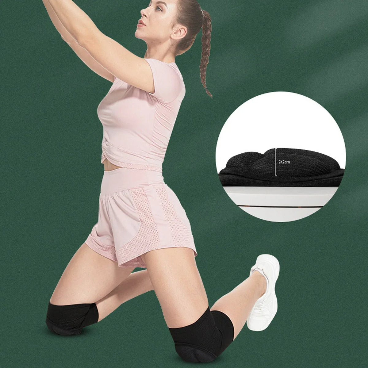 Premium Professional Knee Pads for Sport, Work, and Flooring Construction M - Gomix Brands Outlet