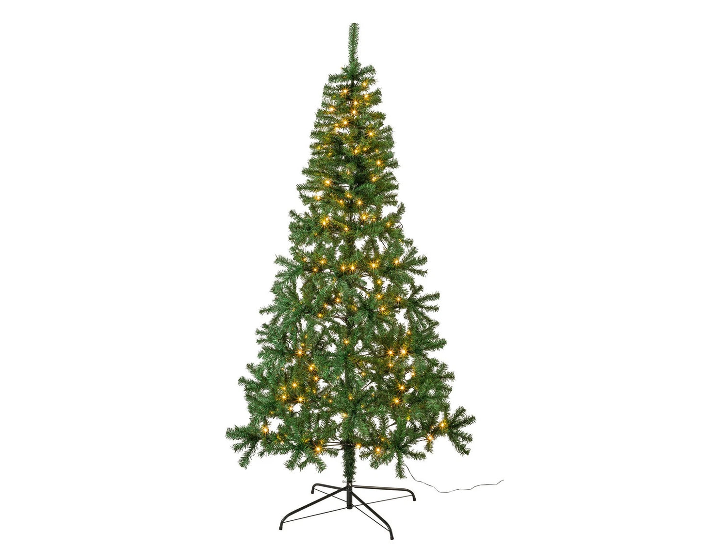 Livarno Home 210cm LED Artificial Green Christmas Tree