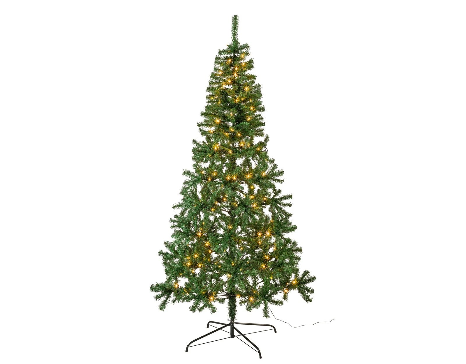 Livarno Home 210cm LED Artificial Green Christmas Tree