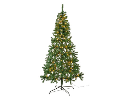 Livarno Home 210cm LED Artificial Green Christmas Tree