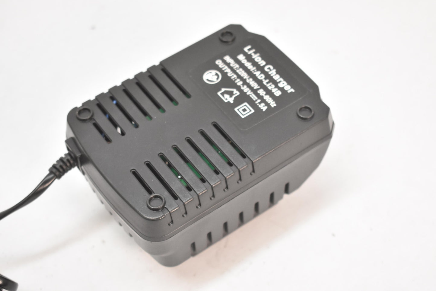 AD-Li24B Li-Ion Mains Charger 18-36V 1.5A Battery Charger Black