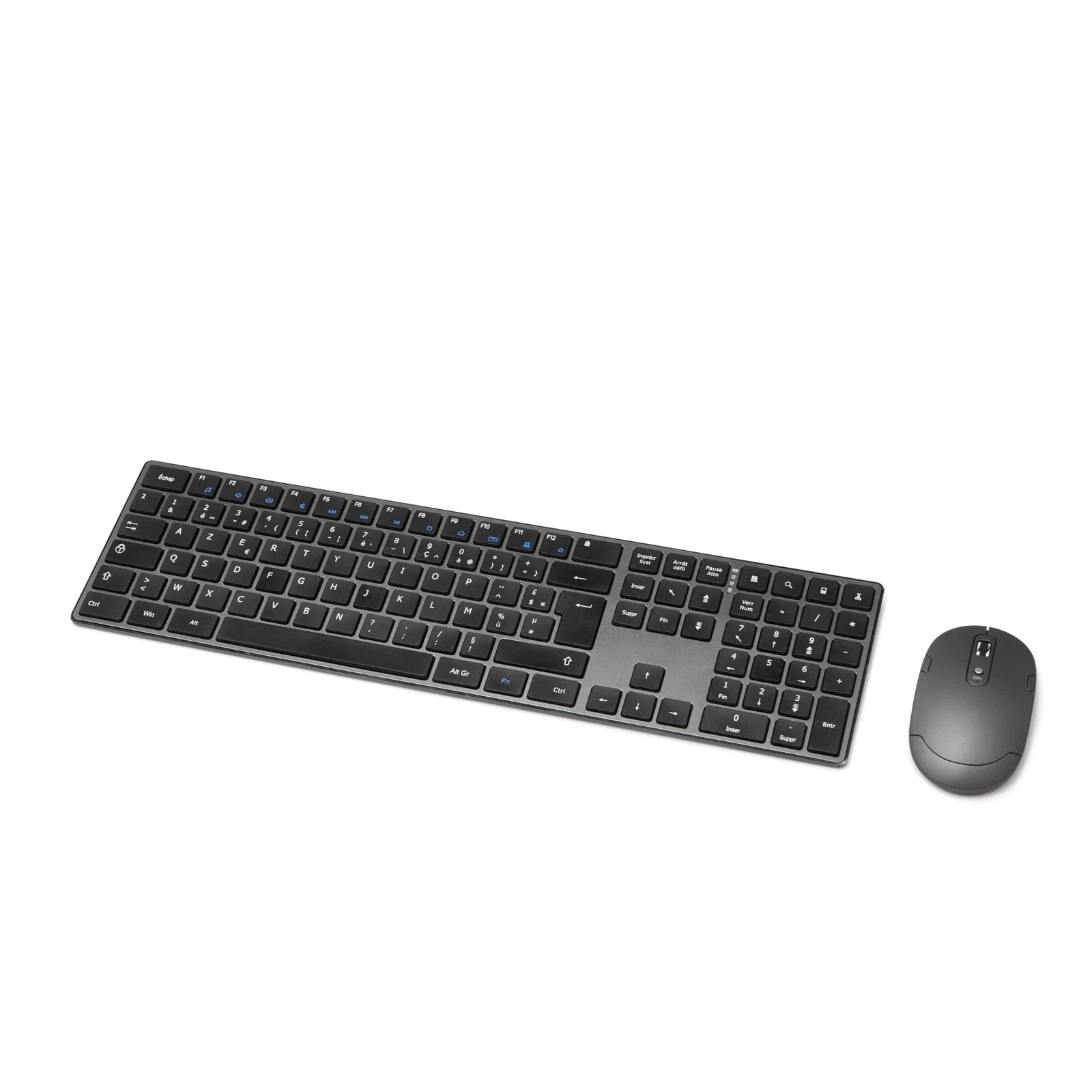 Amazon Basics Full-Size AZERTY Keyboard with Rechargeable Wireless Mouse