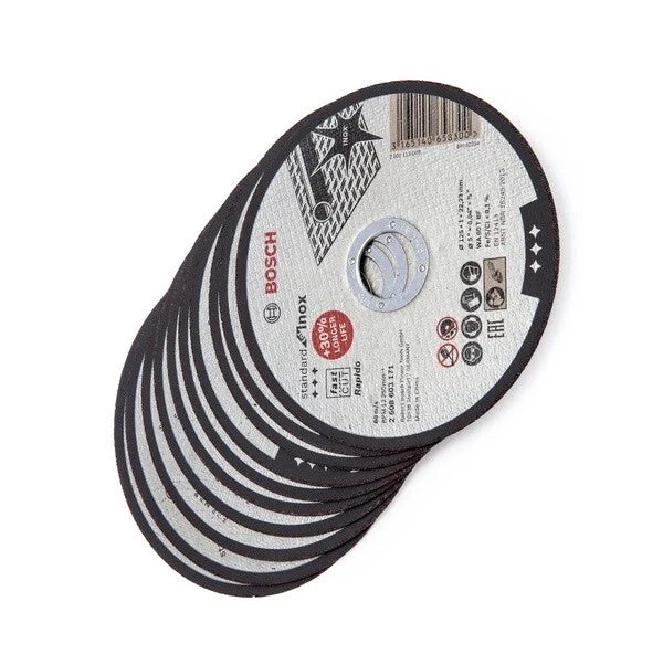 Bosch 125mm Ultra-Thin Stainless Steel Cutting Disc for Angle Grinders