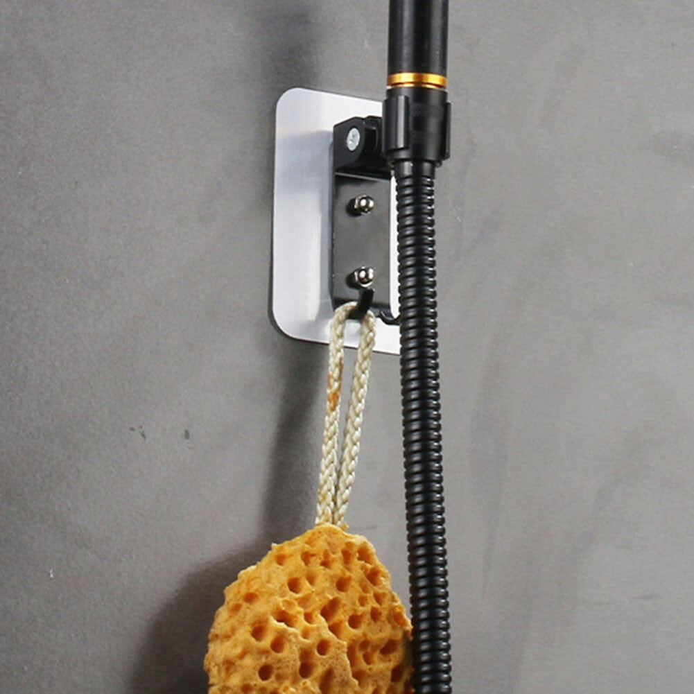 Aluminum Shower Head Holder with 90° Adjustable Slot
