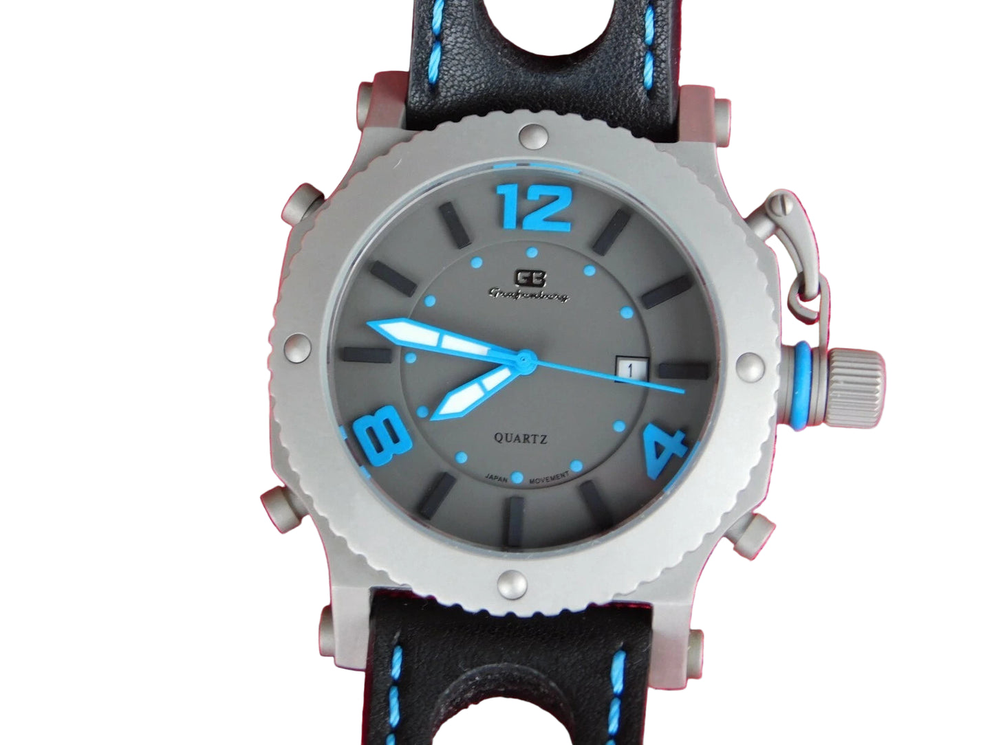 Grafenberg Men's Quartz Dress Watch GB201-092 Stainless Steel