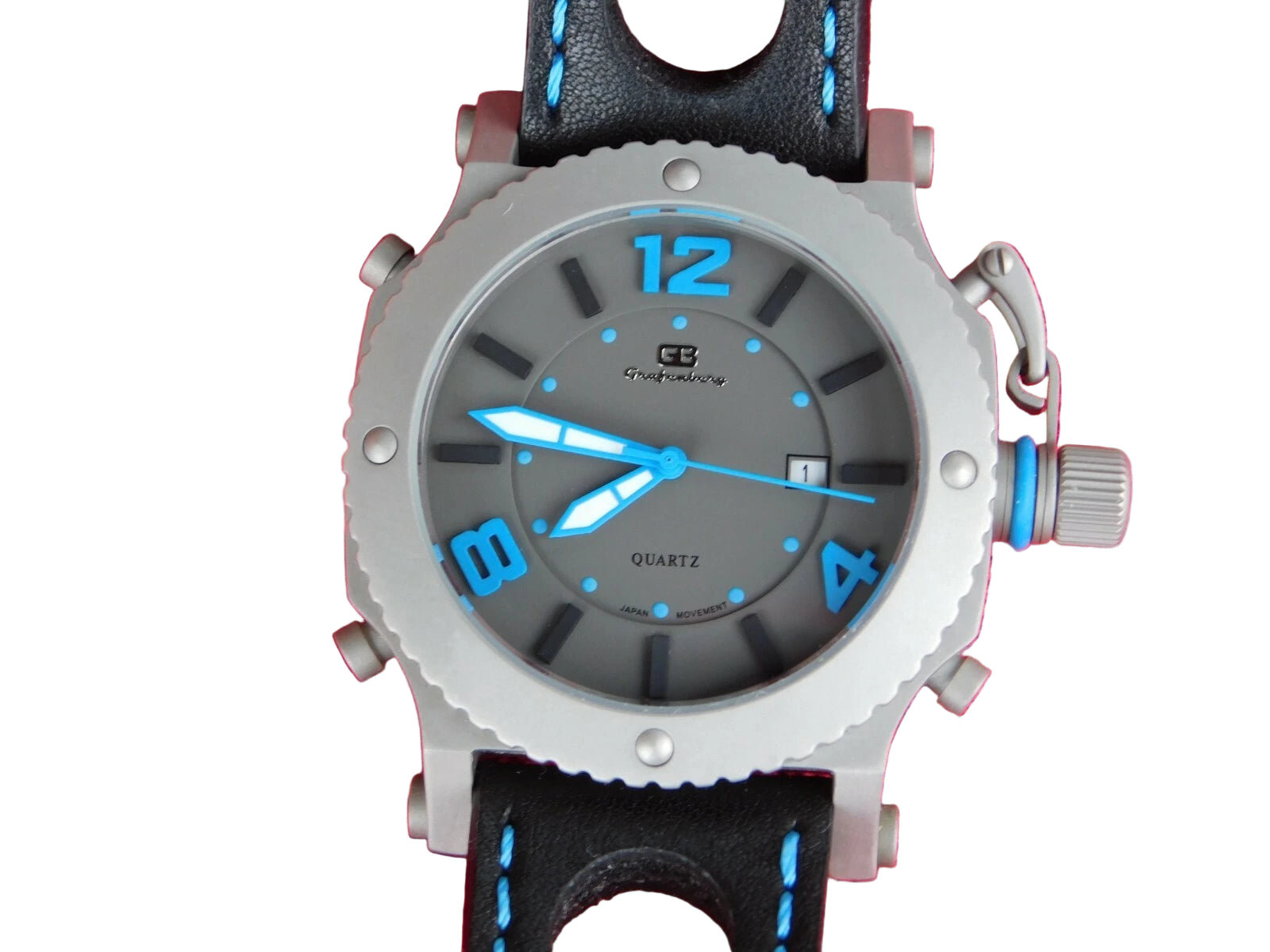 Grafenberg Men's Quartz Dress Watch GB201-092 Stainless Steel